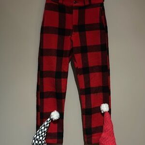 Johnson Woolen Mills Buffalo Plaid Wool Pants
